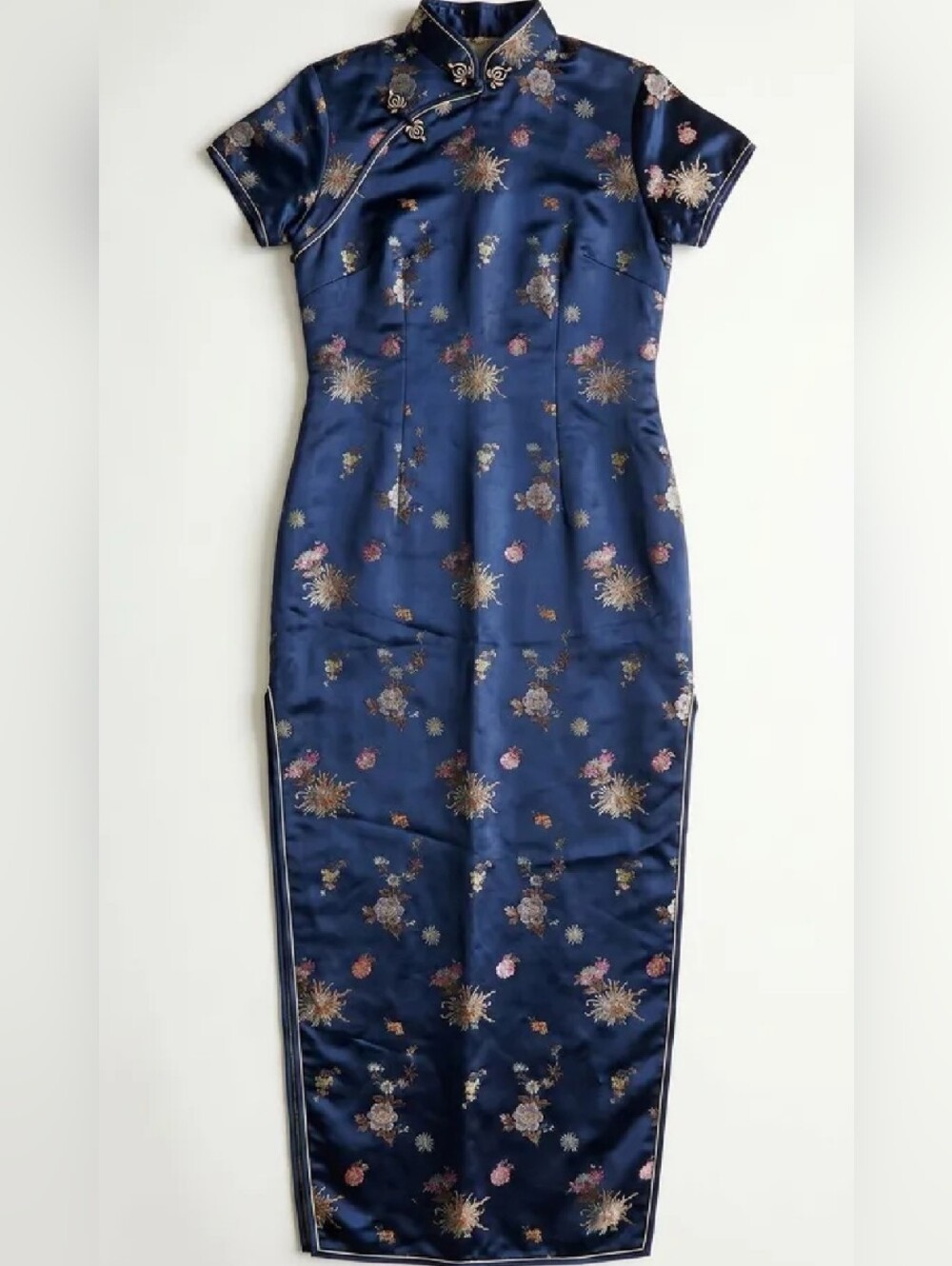Black/Gold Dragon Authentic Asian Women's Komoto Gown Chinese Size 42 (12-14) - Picture 2 of 4